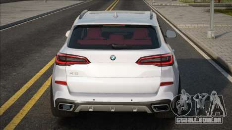 BMW X5 G05 White para GTA San Andreas