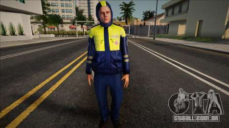 Inspetor da polícia de trânsito em uniforme de m para GTA San Andreas