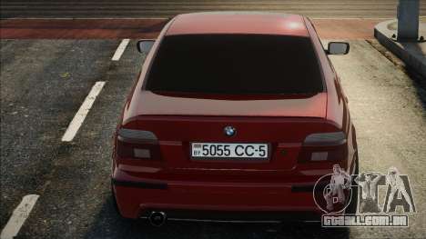 BMW 540i e39 RED para GTA San Andreas