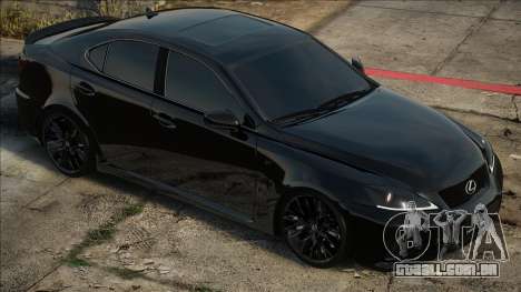 Lexus IS-F Black para GTA San Andreas