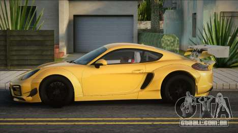 Porsche Cayman GTS 2015 Yellow para GTA San Andreas