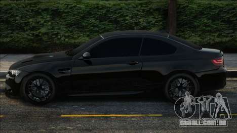 BMW M3 E92 Black para GTA San Andreas