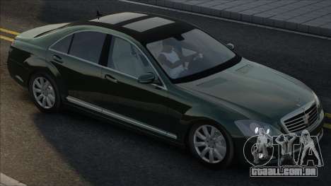 Mercedes-Benz S500 w221 Green para GTA San Andreas