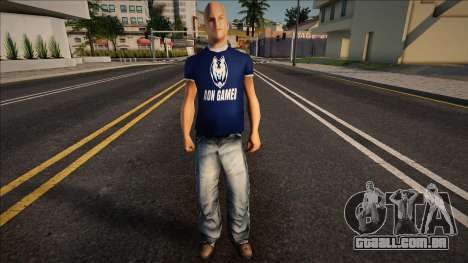 Aongamer Skin para GTA San Andreas