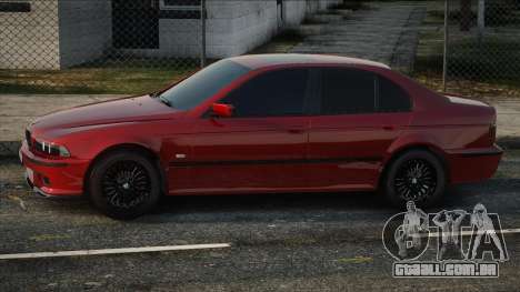 BMW 540i e39 RED para GTA San Andreas