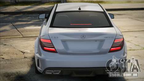 Mercedes-Benz C63 AMG Coupe Silver para GTA San Andreas