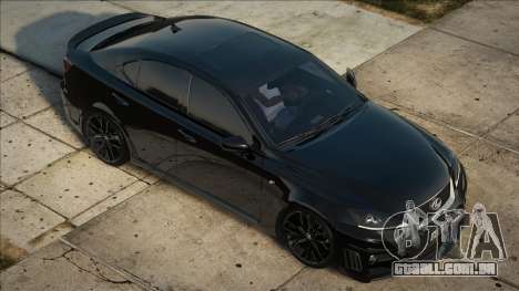 Lexus IS-F Blek para GTA San Andreas