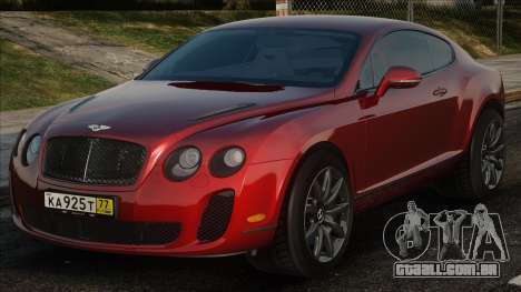 Bentley Continental Supersports 2010 para GTA San Andreas