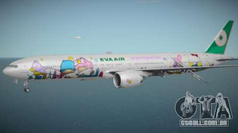 EVA Air Boeing 777-36NER B-16722 Hello Kitty Shi para GTA San Andreas