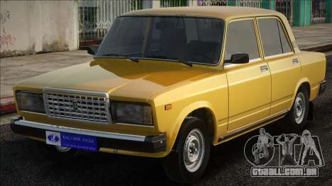 VAZ 2107 Amarelo em stock para GTA San Andreas