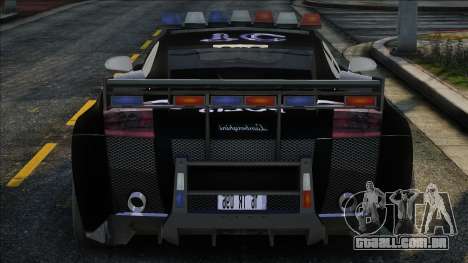 Lamborghini Galardo Turkish Cop para GTA San Andreas