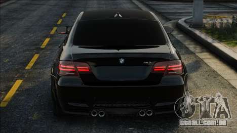 BMW M3 E92 Black para GTA San Andreas