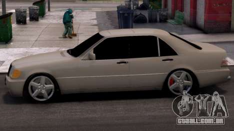 Mercedes-Benz S Sınıfı W140 Cinza para GTA 4