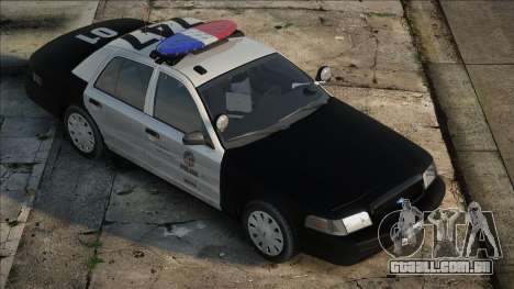 LAPD 2011 Ford Crown Victoria para GTA San Andreas