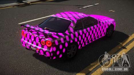 Nissan Skyline R34 Heroshi S8 para GTA 4