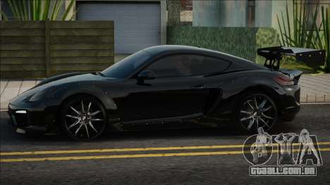 Porsche Cayman GTS 2015 Black para GTA San Andreas