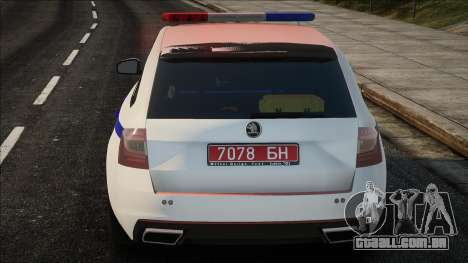 Skoda Octavia VRS MILITSIYA MINSK para GTA San Andreas