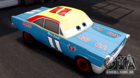 GTA 4 Mario Andretti (Disney Cars) para GTA 4