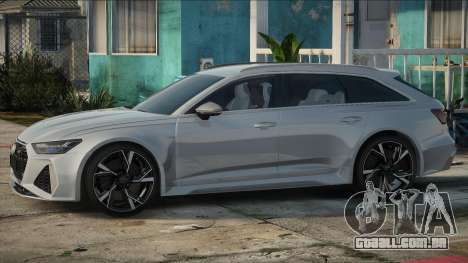 Audi RS6 2020 Silver para GTA San Andreas