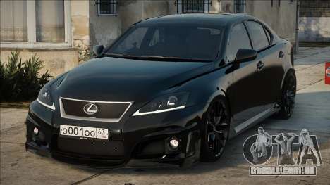 Lexus IS-F Blek para GTA San Andreas