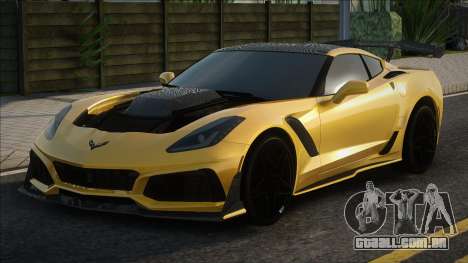 Chevrolet Corvette ZR1 2019 Yellow para GTA San Andreas