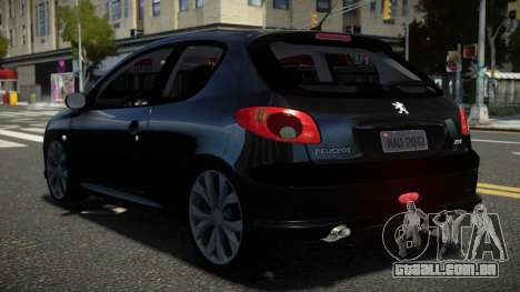 Peugeot 206 Rozzy para GTA 4