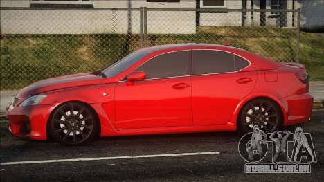 Lexus IS-F Red para GTA San Andreas