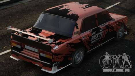 VAZ 2107 com vinil para GTA San Andreas