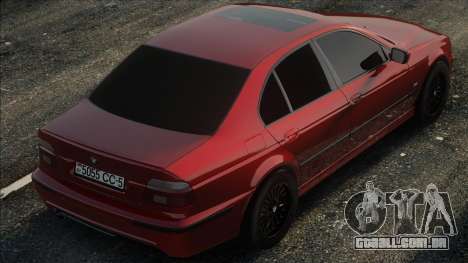 BMW 540i e39 RED para GTA San Andreas