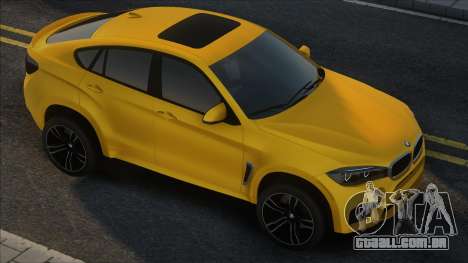 2016 BMW X6M (F16) Yellow para GTA San Andreas