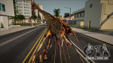 Jirafa infectado del juego Zoochosis para GTA San Andreas