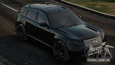 Infiniti FX45 Blek para GTA San Andreas