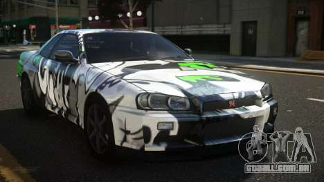 Nissan Skyline R34 Heroshi S5 para GTA 4