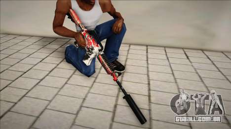 M4A1 Samurai Remake para GTA San Andreas