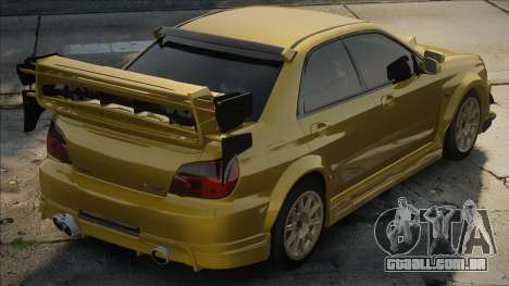 Subaru WRX STI Yellow para GTA San Andreas