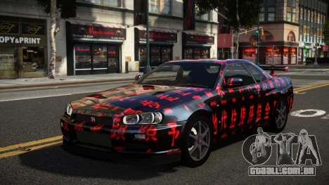 Nissan Skyline R34 Heroshi S13 para GTA 4