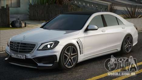 Mercedes-Benz S63 AMG White para GTA San Andreas