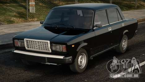 VAZ 2107 Preto em estoque clássico para GTA San Andreas