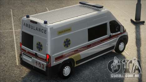 Fiat Ducato Ukrainian Ambulance para GTA San Andreas