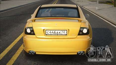 2006 Pontiac GTO Yelow para GTA San Andreas