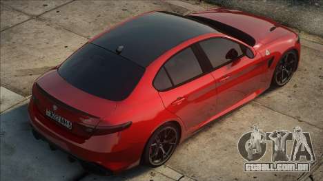 Alfa Romeo Giulia Quadrifoglio 2017 Red para GTA San Andreas