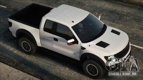 Ford RAPTOR White para GTA San Andreas