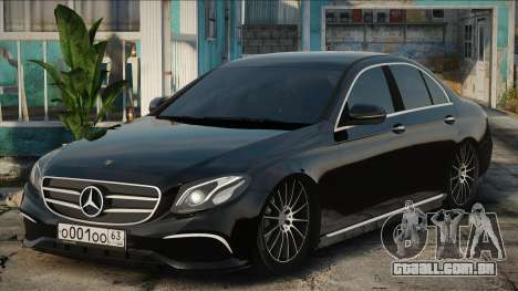 Mercedes - Benz E200 Black para GTA San Andreas