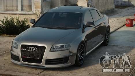 Audi RS6 C6 Silver para GTA San Andreas