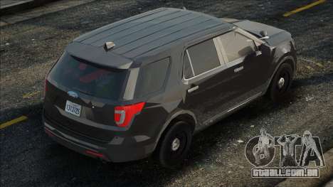 LAPD 2016 Ford Explorer Unmarked para GTA San Andreas