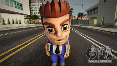 Barry Steakfries from Jetpack Joyride Skin para GTA San Andreas