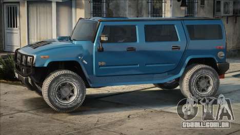 Hummer H2 Blue para GTA San Andreas