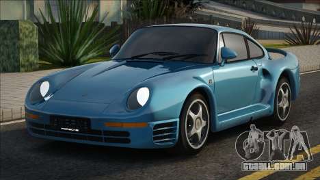 Porsche 959 1987 Blue para GTA San Andreas