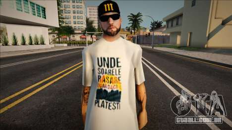 Undre Soarele Resare Tshirt para GTA San Andreas