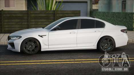 BMW M5 F90 2021 White para GTA San Andreas